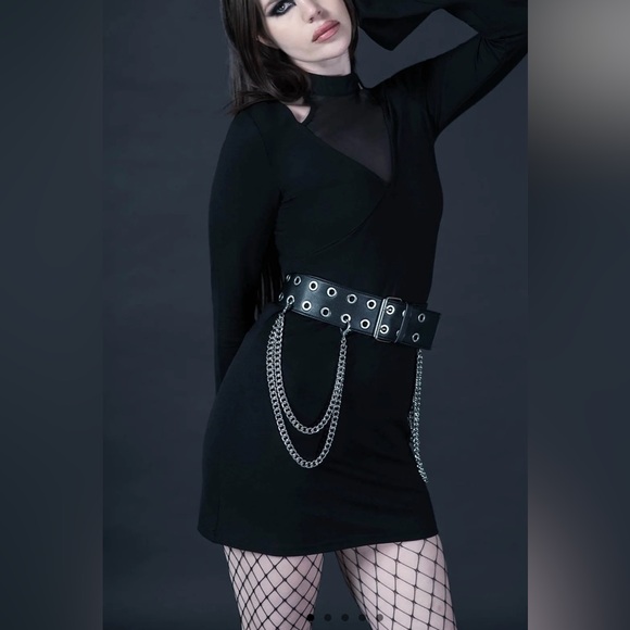 NWT Killstar Dyssodia Bellsleeve Dress - Picture 4 of 4